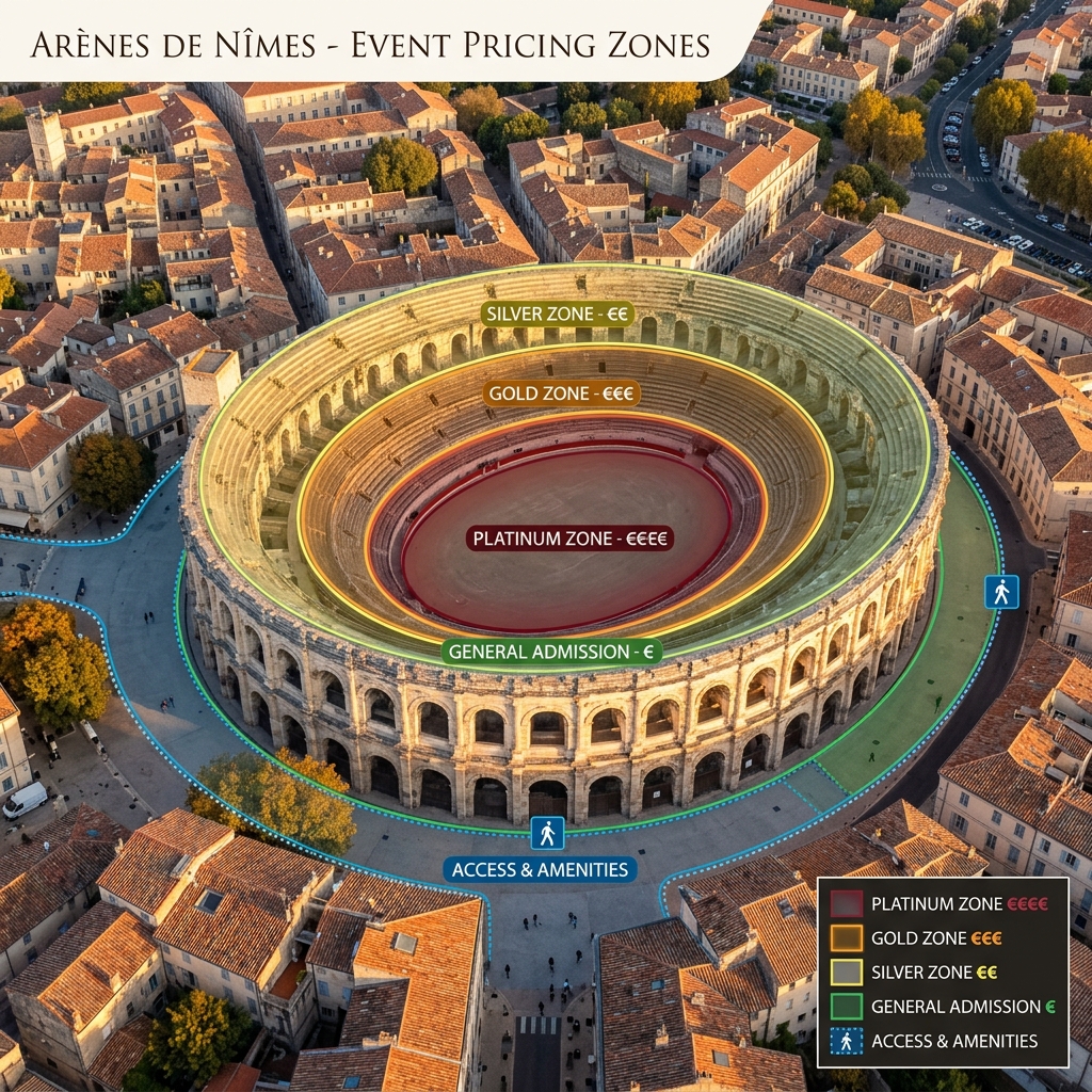 Toitures traditionnelles de Nîmes avec tuiles canal anciennes